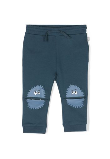 Stella McCartney Kids graphic-print drawstring track pants - Blu