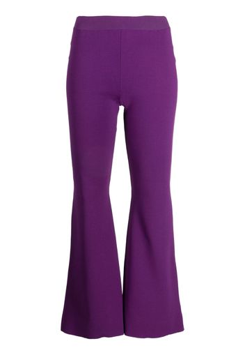 Stella McCartney high-waist knitted flared trousers - Viola