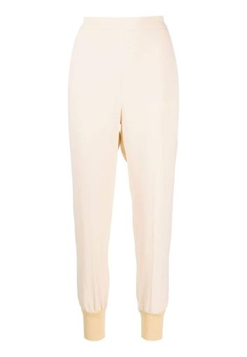 Stella McCartney Julia stretch-crepe track pants - Toni neutri