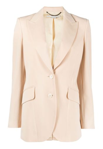 Stella McCartney single-breasted wool blazer - Toni neutri