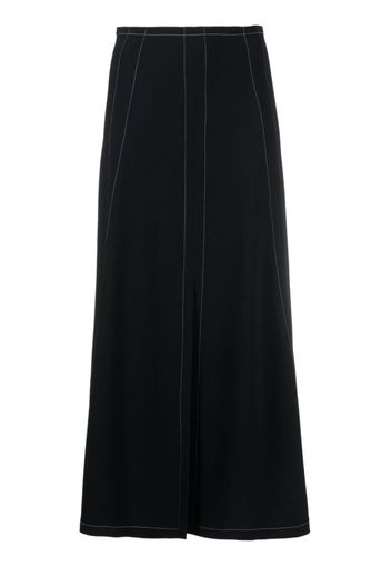 Stella McCartney front-slit midi skirt - Nero