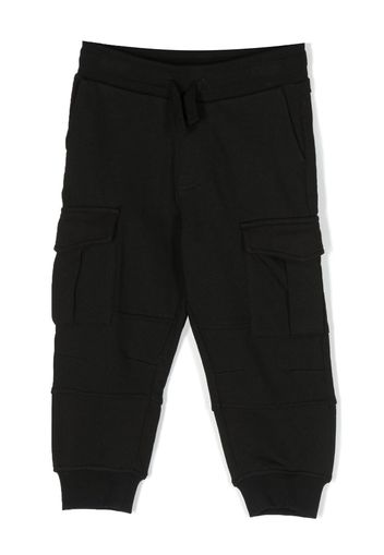 Stella McCartney Kids Pantaloni sportivi con tasche cargo - Nero