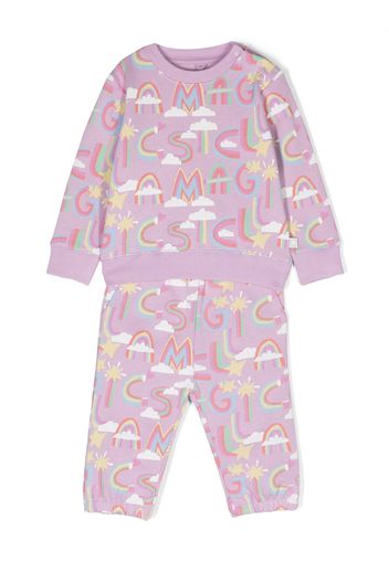 Stella McCartney Kids graphic-print tracksuit set - Viola