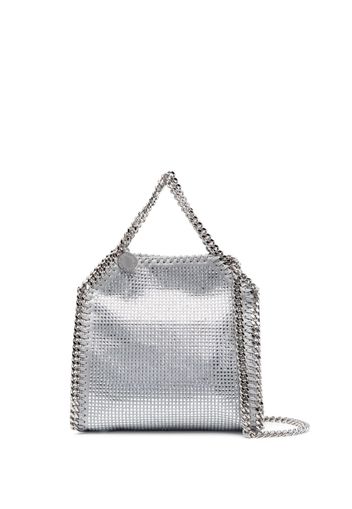 Stella McCartney Falabella rhinestone-embellished crossbody bag - Argento