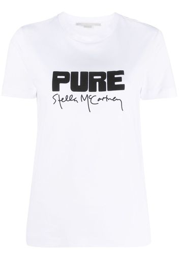 Stella McCartney logo-print cotton T-shirt - Bianco