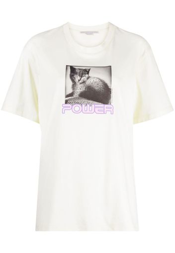 Stella McCartney photograph-print cotton T-shirt - Verde