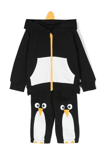 Stella McCartney Kids Penguin cotton tracksuit - Nero