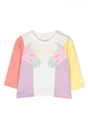 Stella McCartney Kids graphic-print cotton top - Bianco