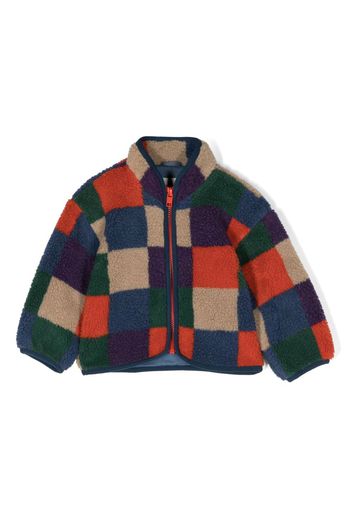 Stella McCartney Kids colour-block zip-up jacket - Blu