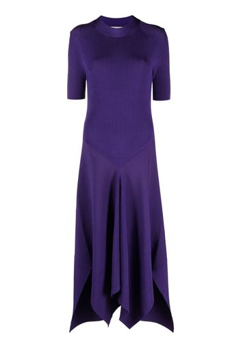 Stella McCartney asymmetric ribbed-knit dress - Viola