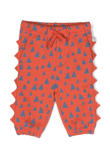 Stella McCartney Kids graphic-print cotton track pants - Rosso