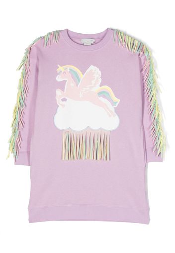 Stella McCartney Kids unicorn-motif sweatshirt dress - Viola