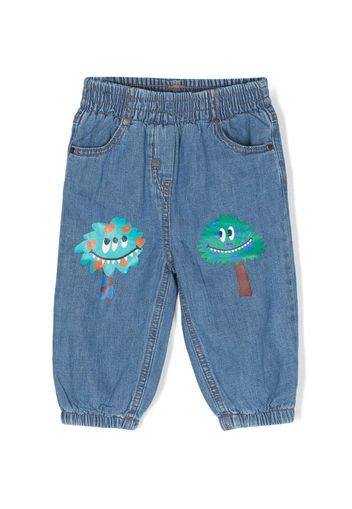 Stella McCartney Kids Jeans con stampa grafica - Blu