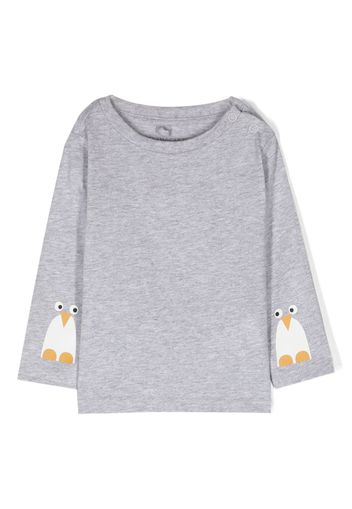 Stella McCartney Kids graphic-print cotton T-shirt - Grigio