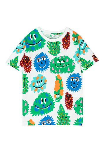 Stella McCartney Kids graphic-print cotton T-shirt - Multicolore