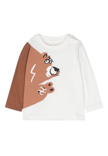 Stella McCartney Kids graphic-print organic cotton sweatshirt - Bianco