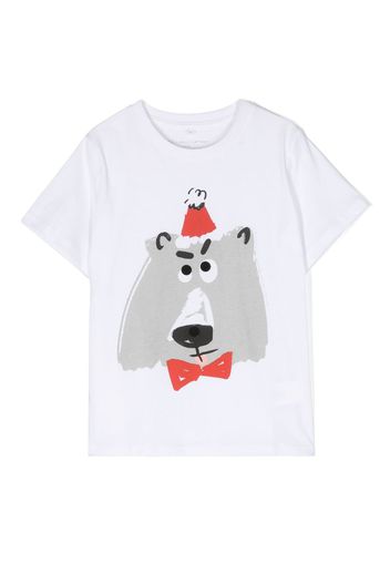 Stella McCartney Kids graphic-print cotton T-shirt - Bianco