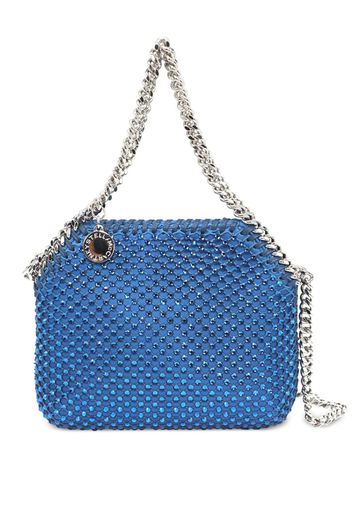 Stella McCartney Falabella crystal-embellished mini bag - Blu