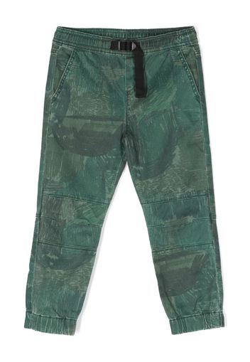 Stella McCartney Kids elasticated-waist denim jeans - Verde