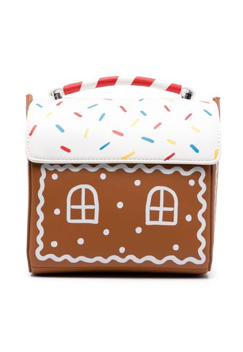 Stella McCartney Kids Gingerbread House tote bag - Bianco