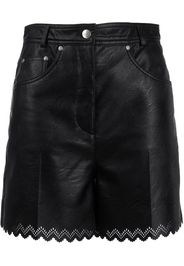 Shorts biker con fibbia