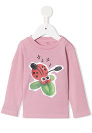 bug-print T-shirt