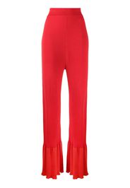 Stella McCartney Pantaloni a coste - Rosso