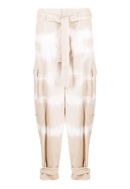 Stella McCartney Jeans con fantasia tie dye - Toni neutri