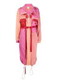 Stella McCartney Parka Maia con design color-block - Rosa