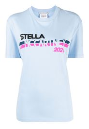 Stella McCartney T-shirt con stampa 2021 - Blu