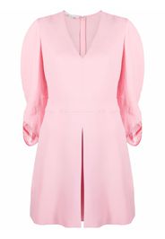 Stella McCartney V-neck front-pleat dress - Rosa