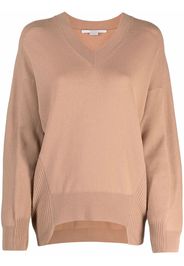 Stella McCartney V-neck virgin wool jumper - Toni neutri