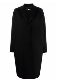 Stella McCartney single-breasted wool coat - Nero