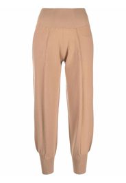 Stella McCartney tapered wool-blend track pants - Toni neutri