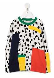 Stella McCartney Kids Dalmatian Spots-print sweatshirt - Bianco