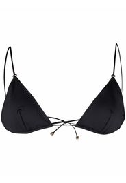 Stella McCartney padded triangle bikini top - Nero