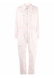 Stella McCartney long-sleeved zip-up boilersuit - Rosa