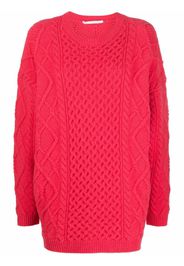 Stella McCartney Maglione girocollo Aran - Rosa