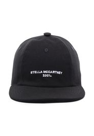 Stella McCartney Cappello da baseball con ricamo - Nero