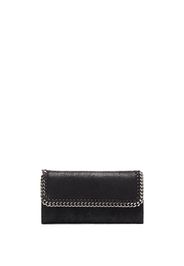 Stella McCartney Portafoglio continental Falabella - Nero