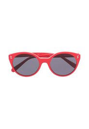 Stella McCartney Kids Occhiali da sole tondi - Rosso