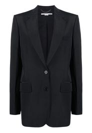 Stella McCartney notched lapels single-breasted blazer - Nero