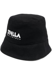 Stella McCartney Cappello bucket con ricamo - Nero