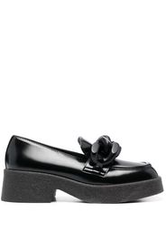 Stella McCartney Mocassini Skyla con dettagli a catena - Nero