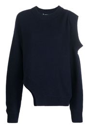 Stella McCartney Maglione con spalla scoperta asimmetrico - Blu