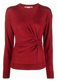 Stella McCartney Top con design a incrocio - Rosso