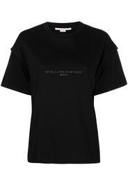 Stella McCartney sequin-embellished logo t-shirt - Nero