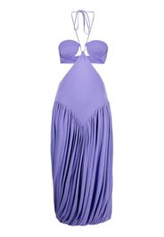 Stella McCartney triangle-bra halterneck midi dress - Viola