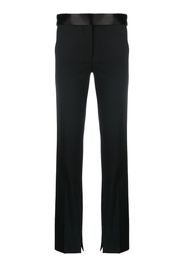 Stella McCartney satin-waistband detail trousers - Nero