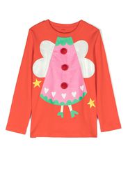 Stella McCartney Kids graphic-print long-sleeve T-shirt - Rosso